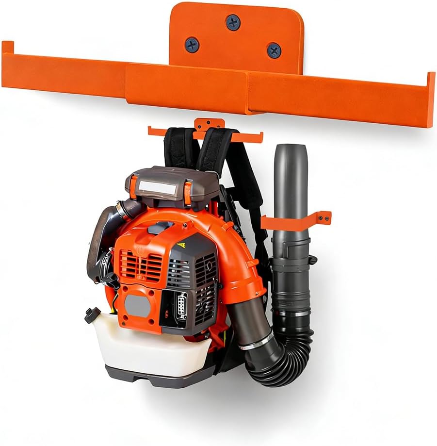 Stihl Orange Backpack Blower Rack – Hose Holder Included