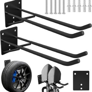 2-Pack Heavy Duty Garage Storage Hooks 14" (170 LBS)