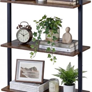 Giantex 3-Tier Floating Wall Shelf, Industrial Storage Display