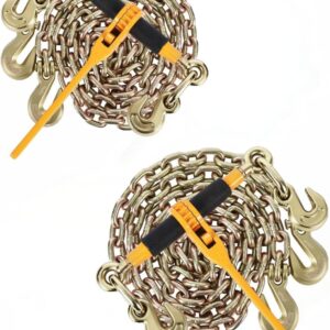 Garvee G80 Chain & Binder Kit - 5/16"-3/8" Heavy-Duty Tie Down Set