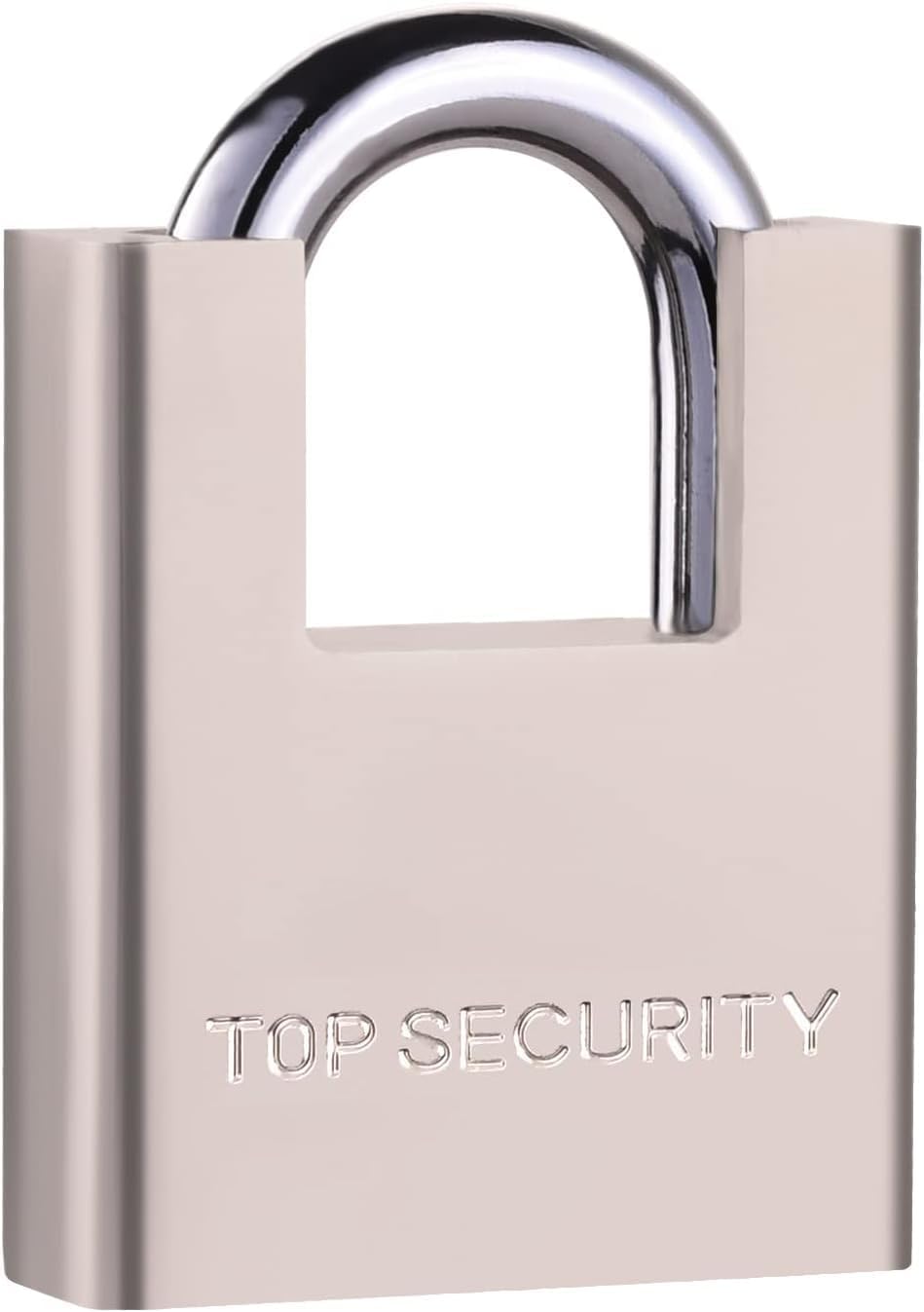 Heavy-Duty 4-Key Padlock, Brass, 10mm