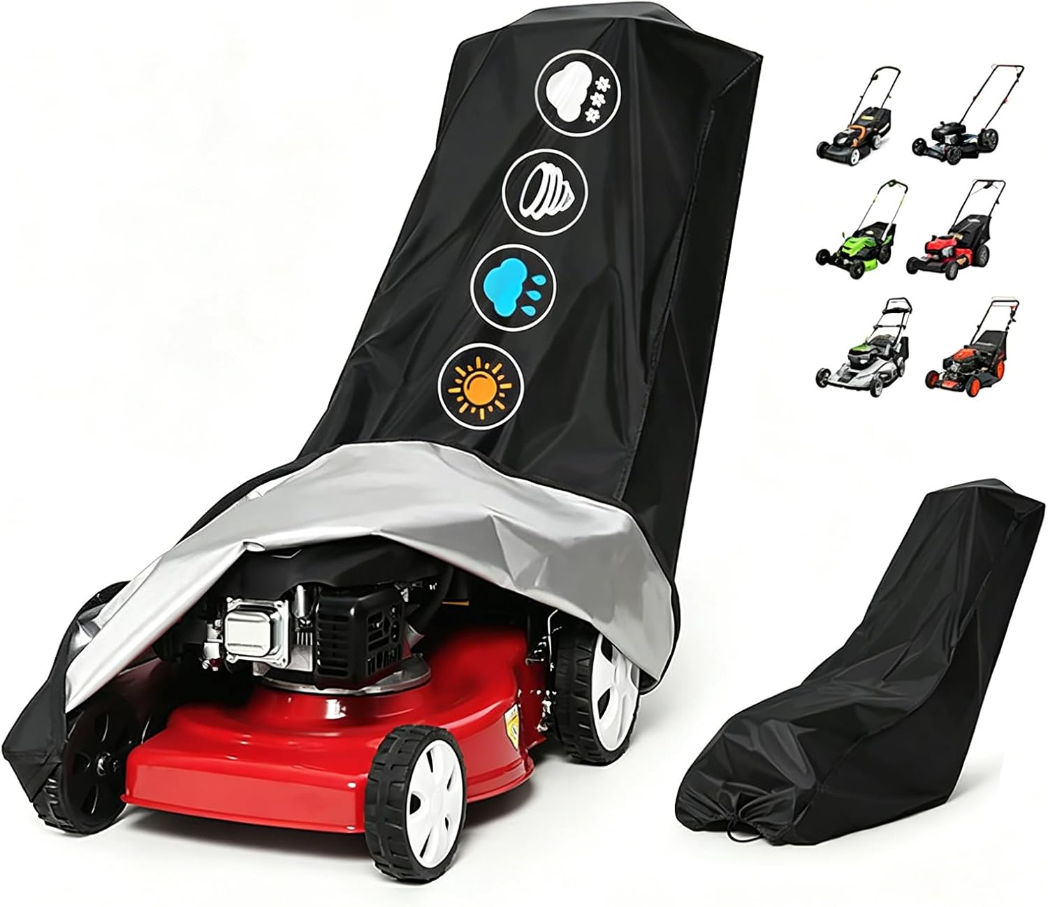 210D Heavy-Duty Lawn Mower Cover for Cub Cadet 36"