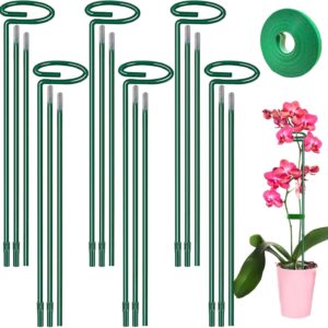 HiGift 6-Pack Adjustable Metal Plant Stakes