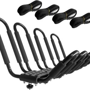 HIGHRAZON Kayak Roof Rack - 2-Pair J-Bar Set
