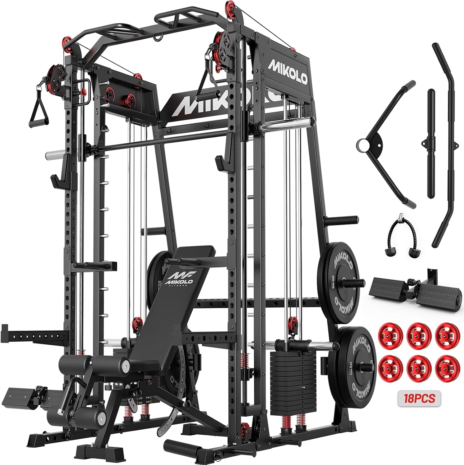 Mikolo M4 2.0 Smith Machine Home Gym