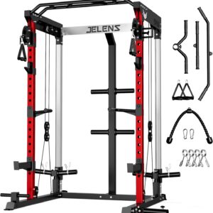 JELENS C21 Power Cage – Dual Pulley Home Gym Machine