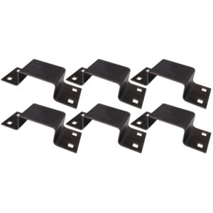 6-Pack Bolt-On Stake Pocket Brackets for Trucks & Trailers