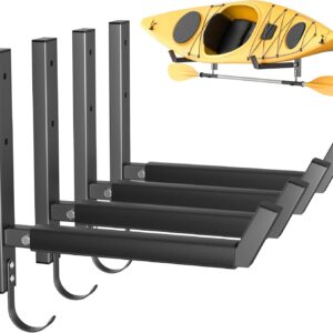 TORACK Wall Kayak Rack - Holds 2 Kayaks, 200 lbs