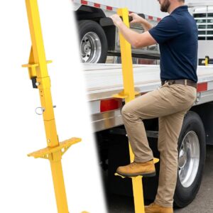Taeoox Heavy-Duty Truck Deck Steps, 450LBS Capacity