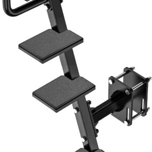 NUOVEPE 4-Step Boat Trailer Ladder, 500 lbs, Anti-Slip
