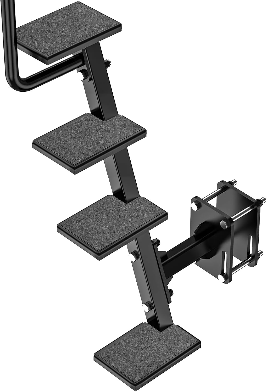 NUOVEPE 4-Step Boat Trailer Ladder, 500 lbs, Anti-Slip