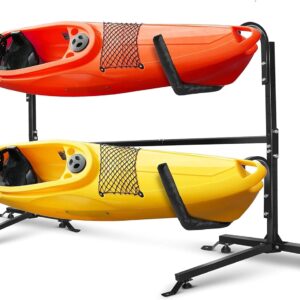Yes4All 175 lbs Kayak Rack - Double Freestanding Stand