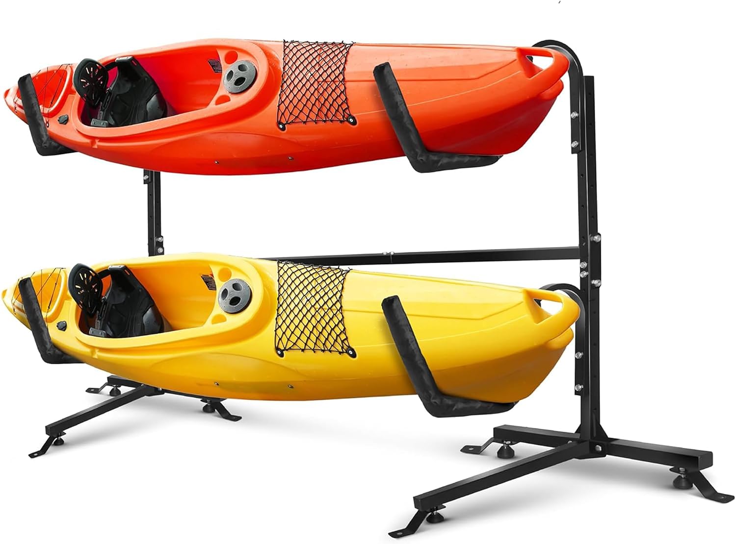 Yes4All 175 lbs Kayak Rack - Double Freestanding Stand