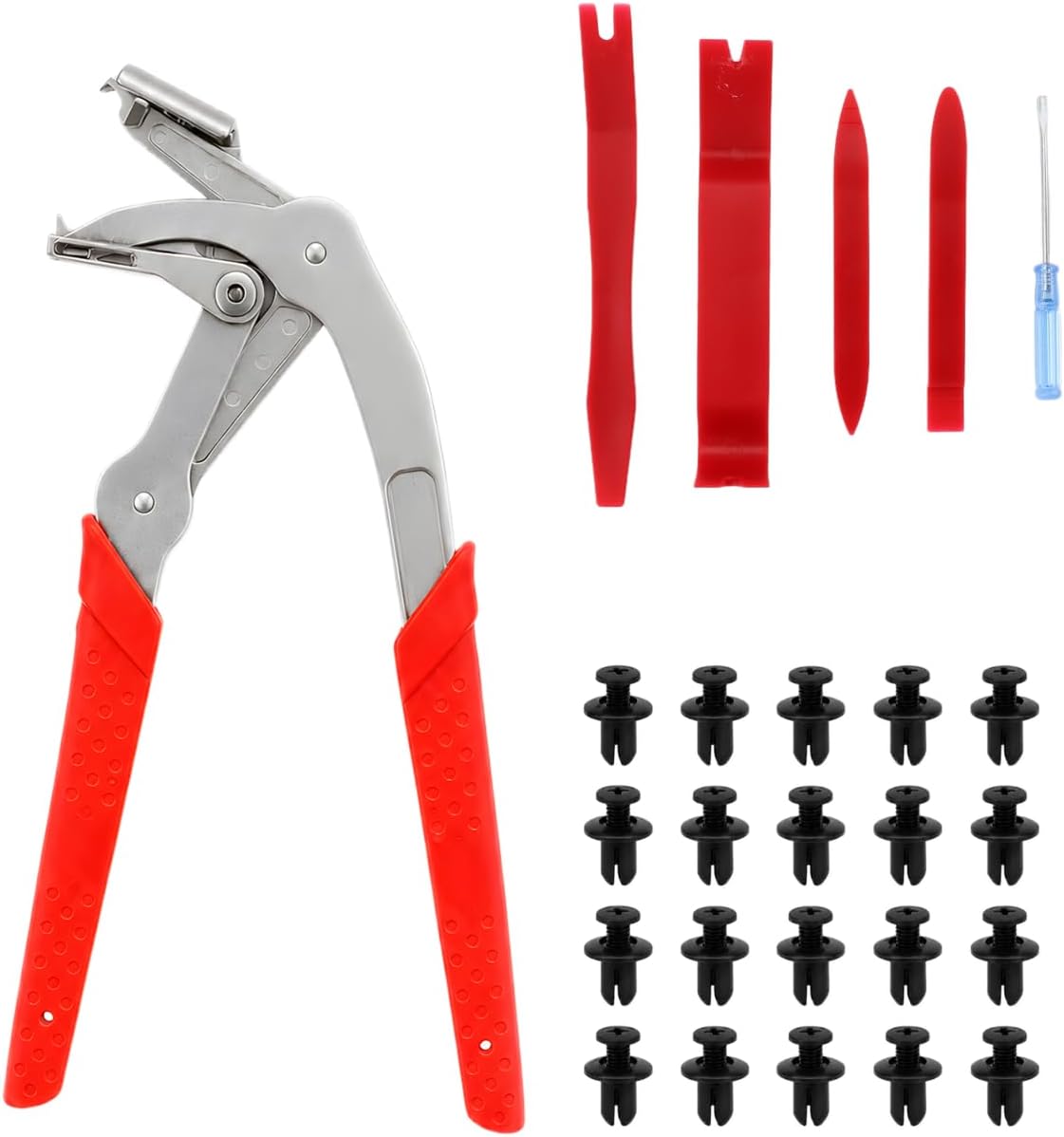 Car Clip Pliers Kit - 8mm Fastener Remover Set