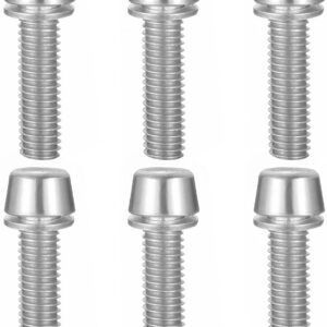 ASIR M5x18mm Stem Bolts for Bike (Silver)