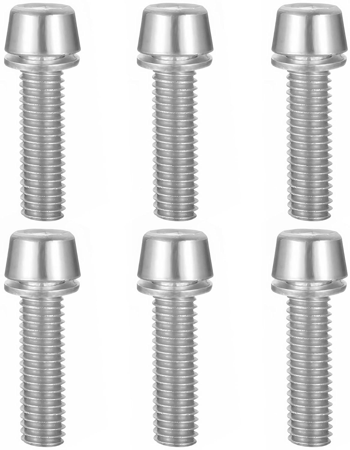 ASIR M5x18mm Stem Bolts for Bike (Silver)