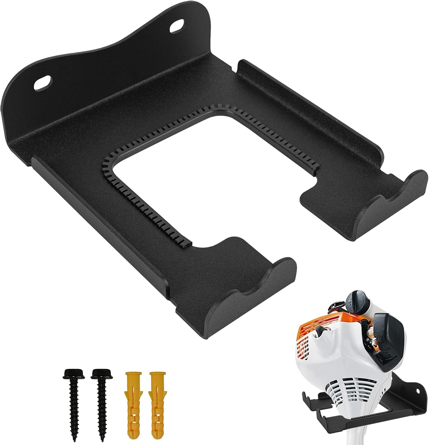 KSWLOR Trimmer Rack, Wall-Mounted Garden Tool Organizer