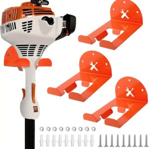 Heavy-Duty Trimmer Rack Wall Mount for Garage Storage
