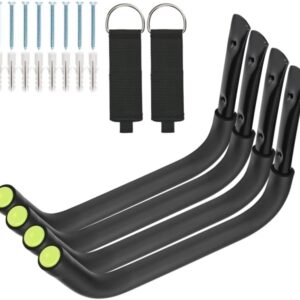 Aweilan Heavy-Duty Kayak Wall Hooks - 4 Pack