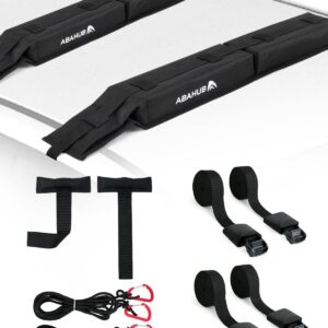 Abahub Roof Rack Pads w/ Straps & Bag for Kayaks & SUPs