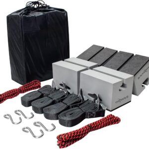 WOOWAVE Canoe Carrier Deluxe Kit for Roof Racks