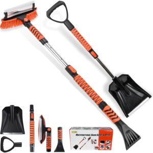 TIROL 42'' Ice Scraper & Snow Brush Combo