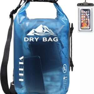 HEETA Waterproof Dry Bag, 5L-40L, Roll Top Backpack