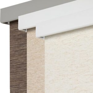 Persilux Blackout Woven Roller Shades - Cream 34"x64"
