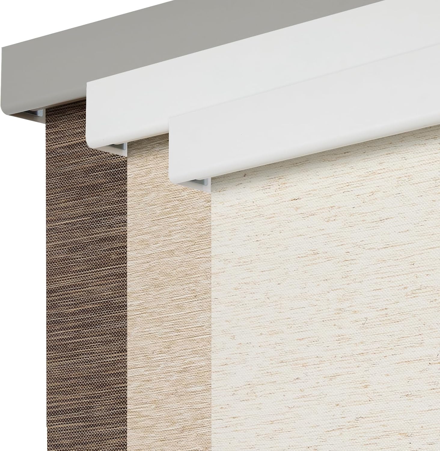 Persilux Blackout Woven Roller Shades - Cream 34"x64"