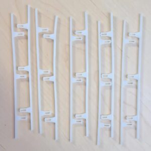 10-Pack Shutter Slider Connectors for Polysatin Shutters