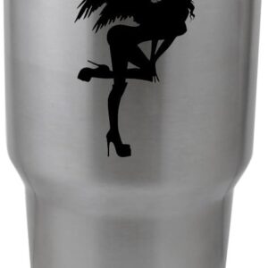 Fallen Angel Halo Heels Decal - Yeti Mug Sticker