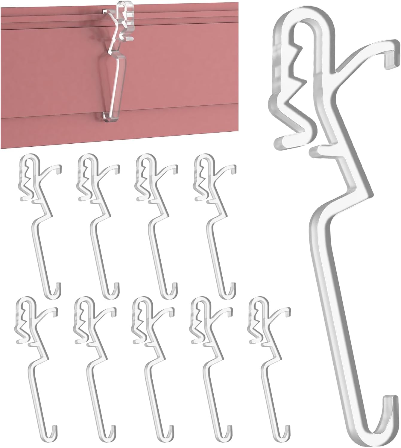 10 Pcs Blinds Valance Clips for Hunter Douglas Blinds