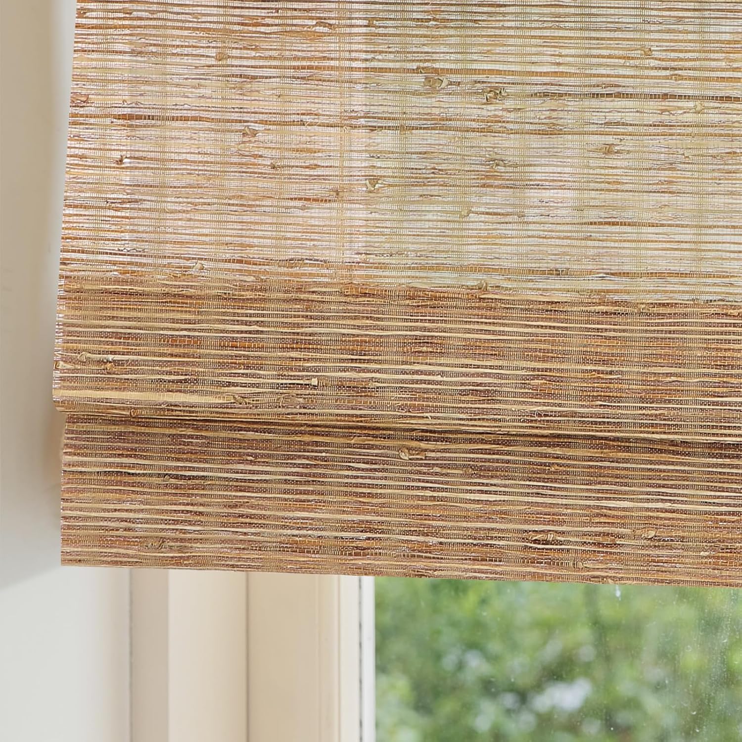Natural Jute Roman Shades - Eco-Friendly Window Coverings