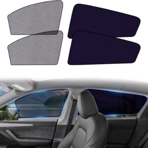 XCBYT Tesla Model Y Window Shades (2020-2026) - 4 Pack