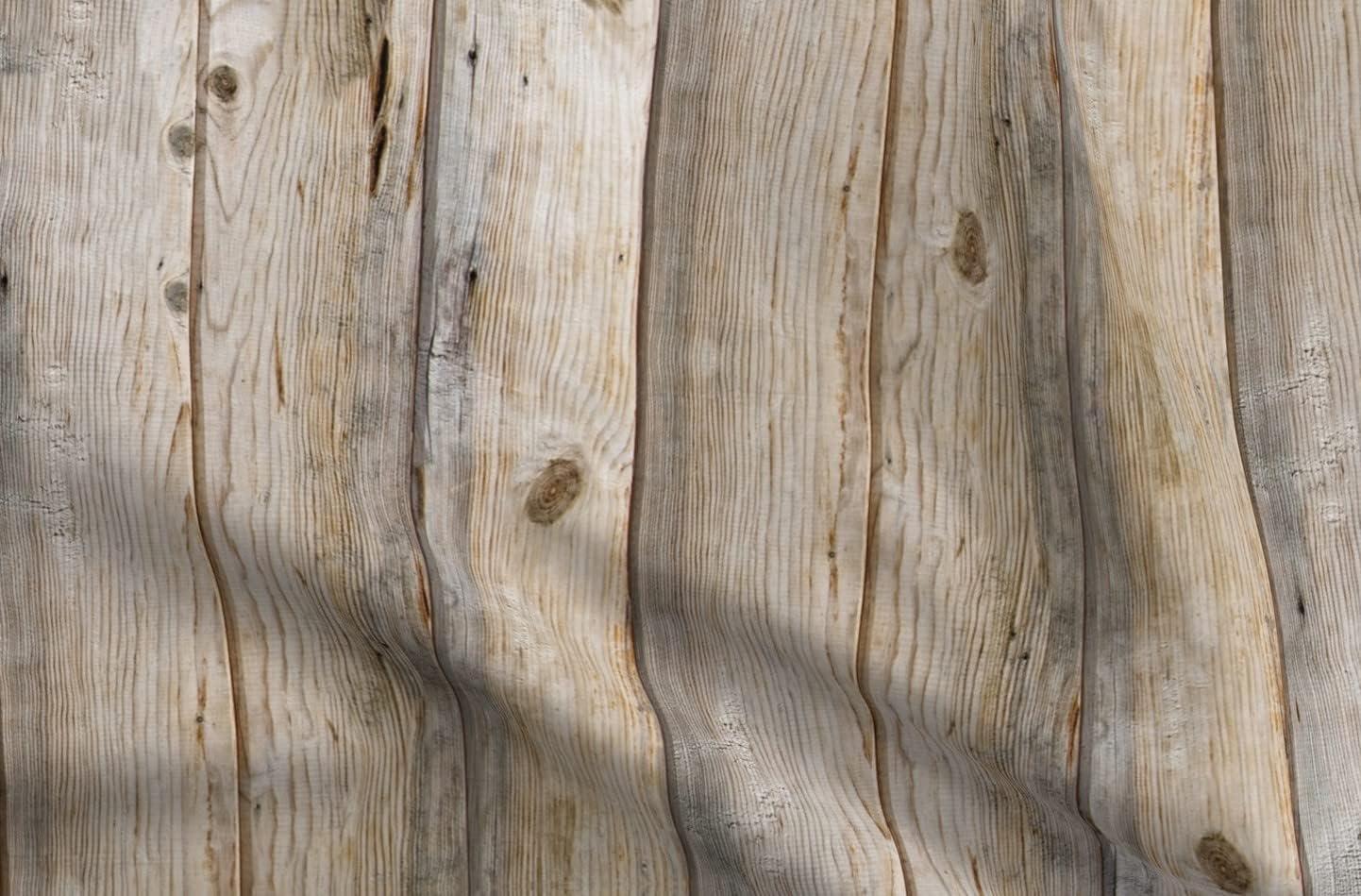 Pine Wood Grain White Fabric Fat Quarter - Cotton Print by Spoonflower