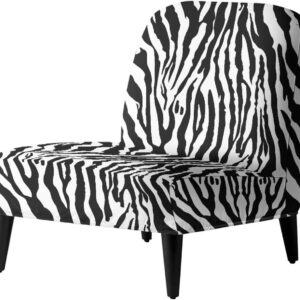 Stretch Zebra Chair Covers – Armless Sofa Slipcovers