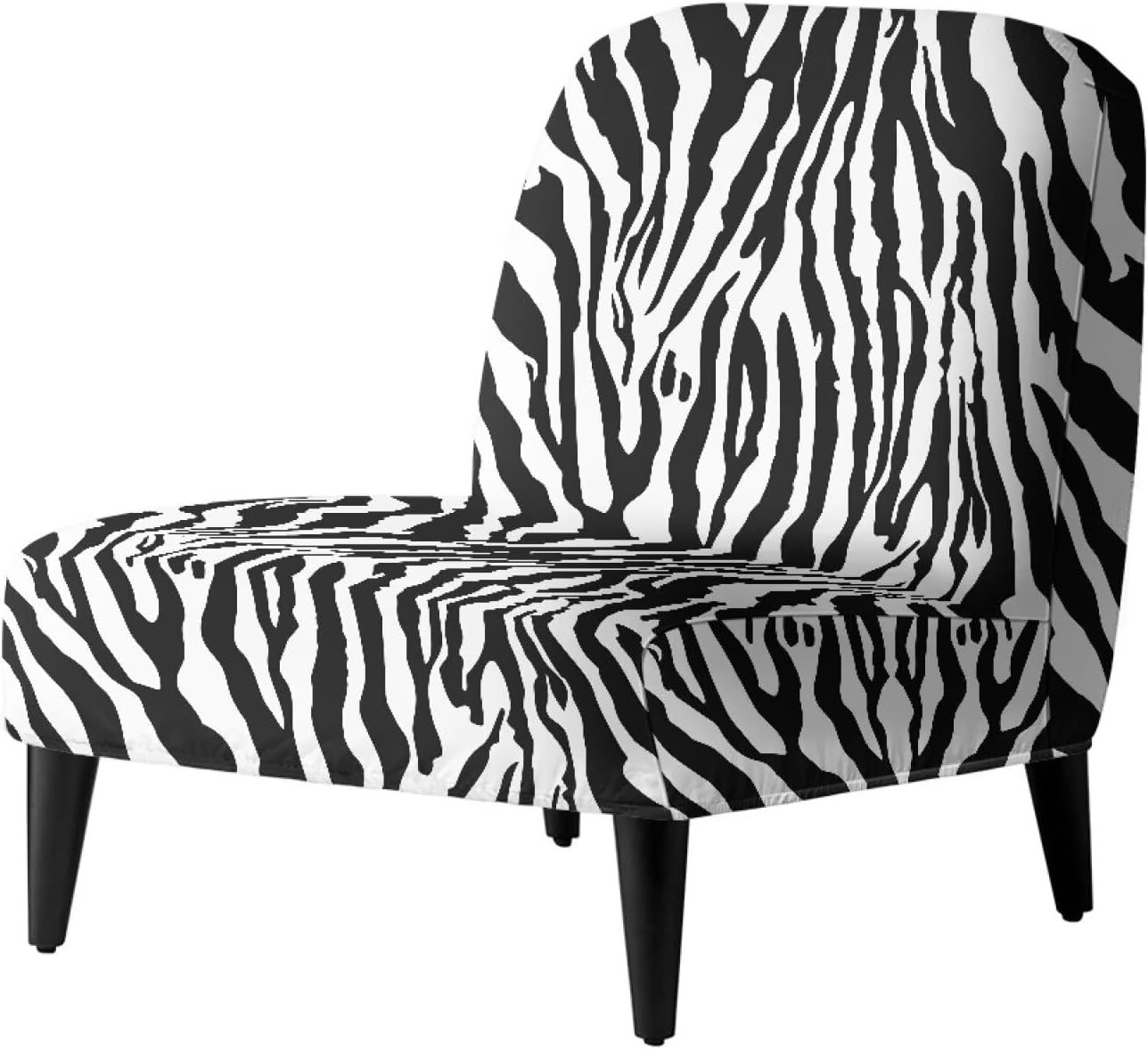 Stretch Zebra Chair Covers – Armless Sofa Slipcovers