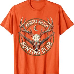 Spooky Hunting Club T-Shirt - Haunted Hollow Design