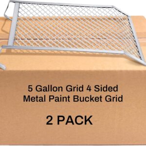 Landhoow 2-Pack Paint Roller Grid for 5-Gallon Buckets