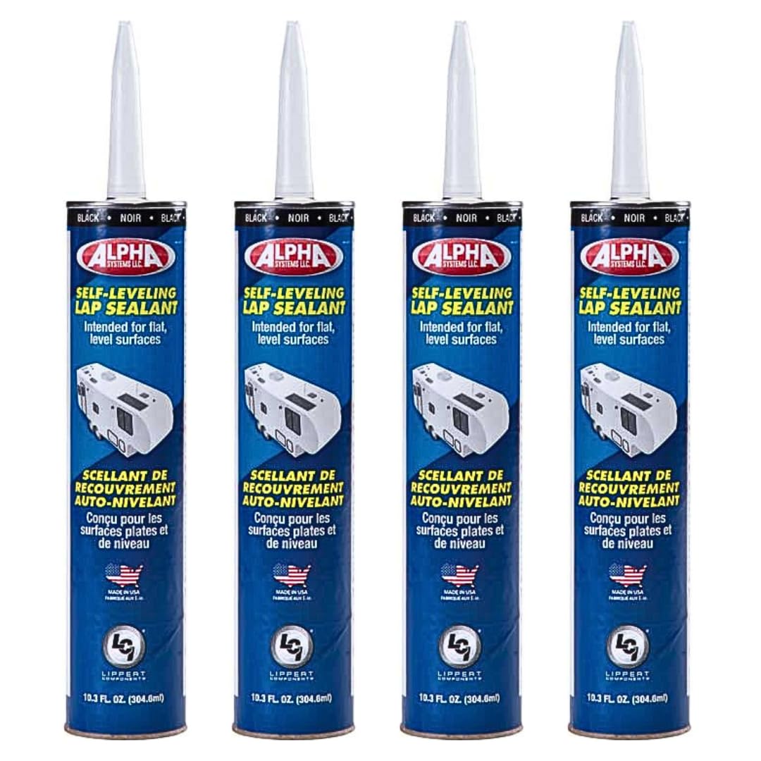 RV Roof Sealant 1021, Black, 10.3 oz