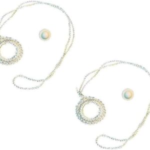 Shade Doctor Roller Shade Pulls - 2-Pack Cream Ring Pulls