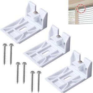 3/4" Blinds Brackets Replacement - White (3-Pack)