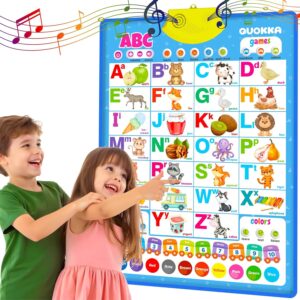 QUOKKA ABC Poster - Interactive Learning Toy for Kids 3-7