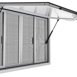 Premium 48x30in Aluminum Concession Window for Food Trucks