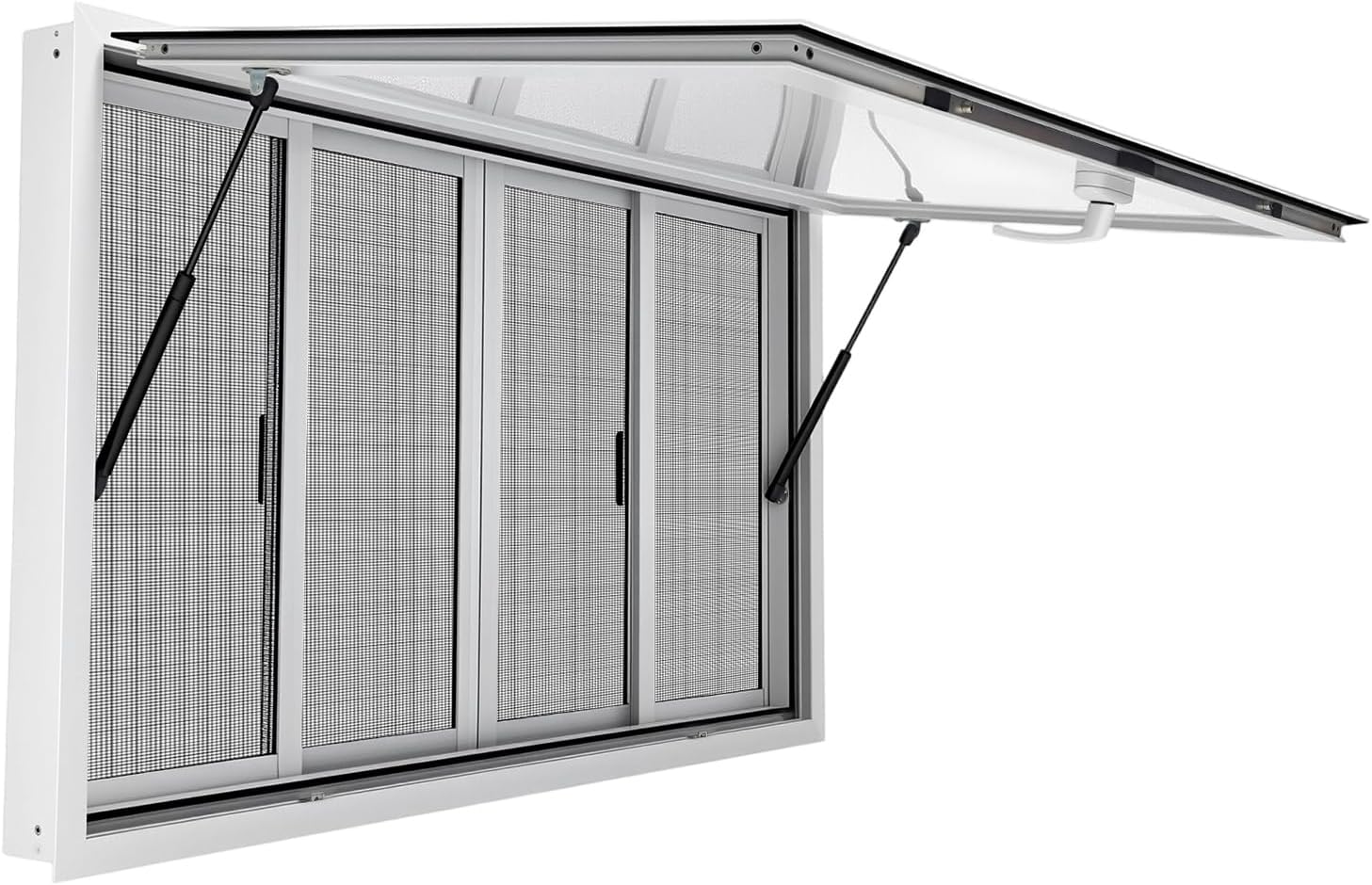 Premium 48x30in Aluminum Concession Window for Food Trucks