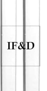 IF&D Clear Acrylic Drapery Wands - 2 Pack
