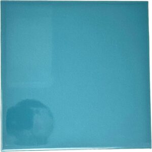 Tenedos Seaglass Teal Green Ceramic Tile - 6x6 Box of 8