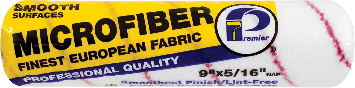 Premier 9MCR-1 9" x 5/16" Microfiber Roller Cover
