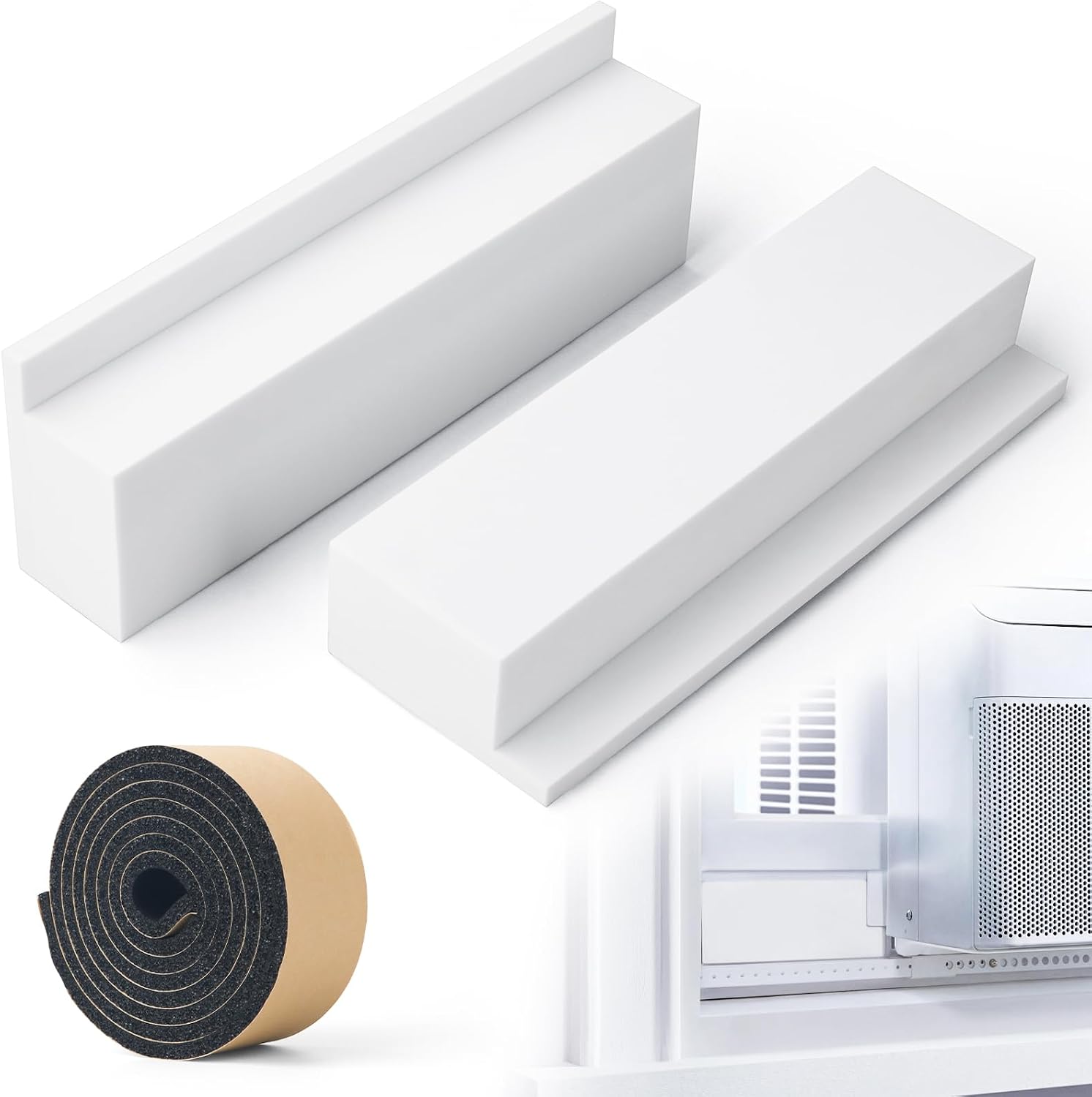 HOXHA Foam Block for U-Shape AC Units (2-Pack)