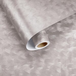 Champagne Grey Peel and Stick Wallpaper 17.7" x 118"